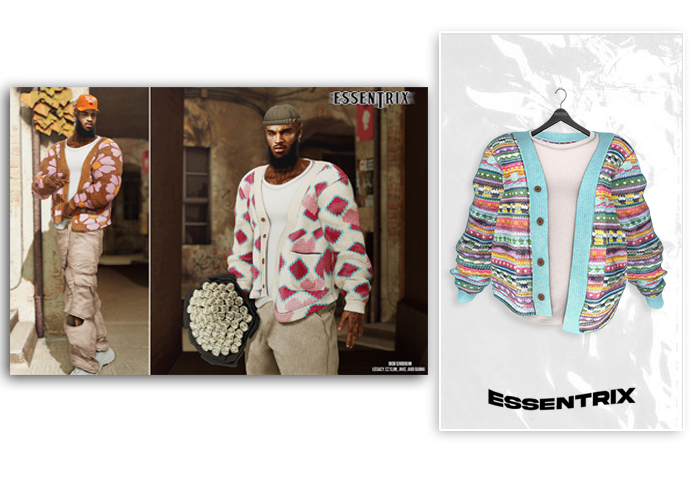 -ESSENTRIX-. Dido Cardigan (Knitted)