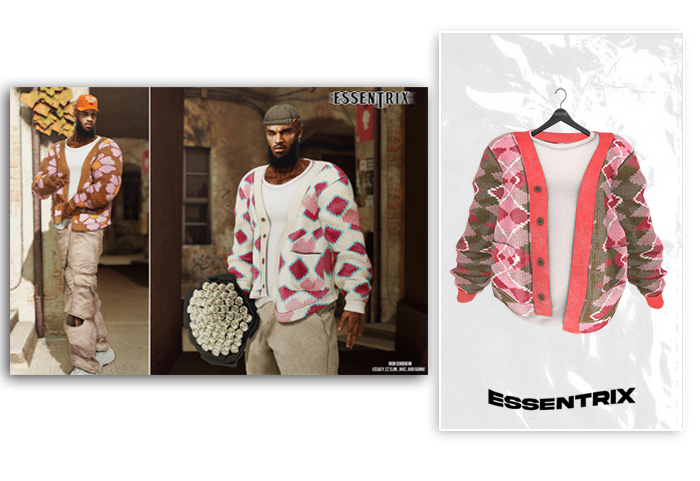 -ESSENTRIX-. Dido Cardigan (Retro)