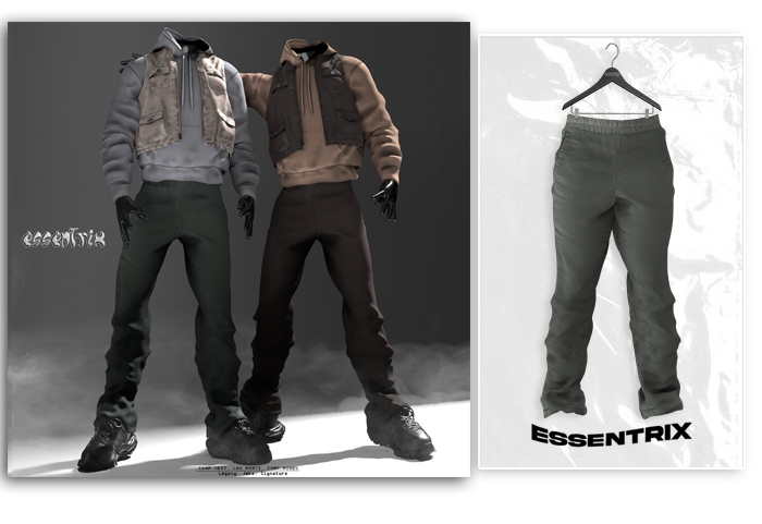 -ESSENTRIX-. LAX Pants (Green)