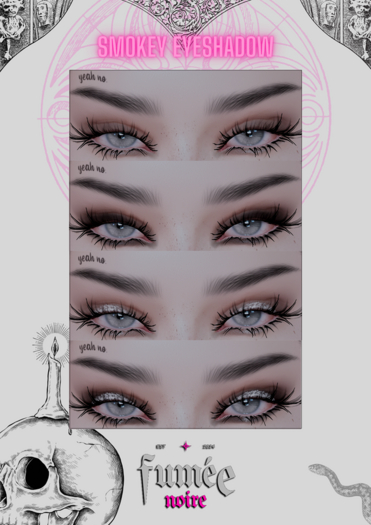 fumee noire - smokey eyeshadow pack