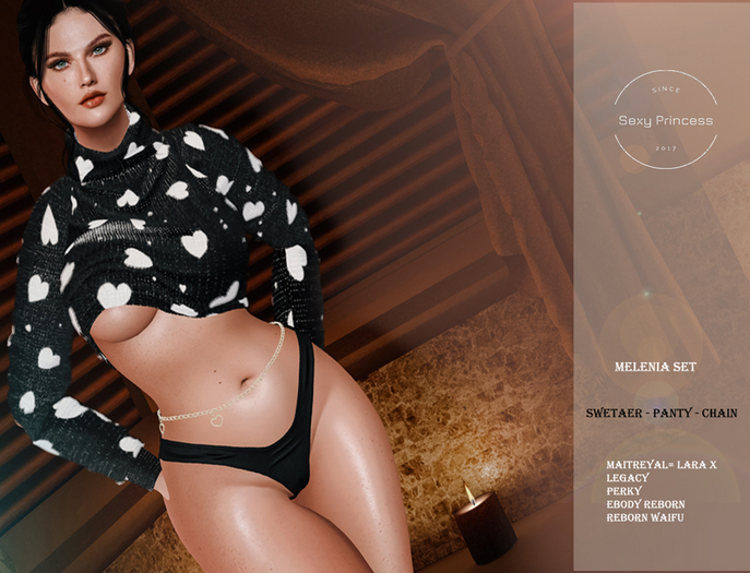[Sexy Princess] Melenia Set Black 
