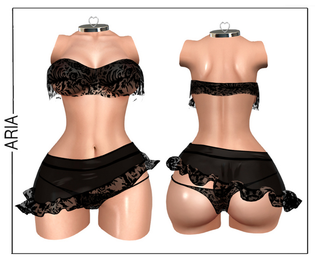 Black Lace Outfit