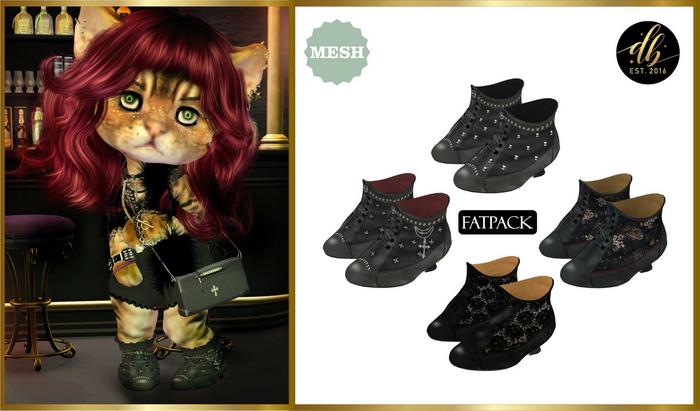 *DB* DINKIES VICTORIA ANKLE BOOTS* Fatpack B