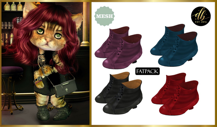 *DB* DINKIES VICTORIA ANKLE BOOTS* Fatpack A