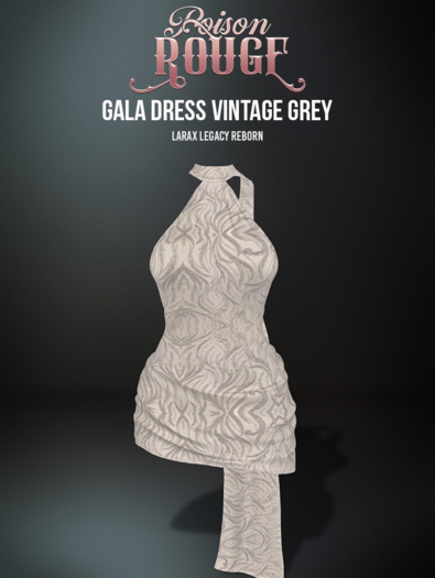 POISON ROUGE Gala Vintage Grey
