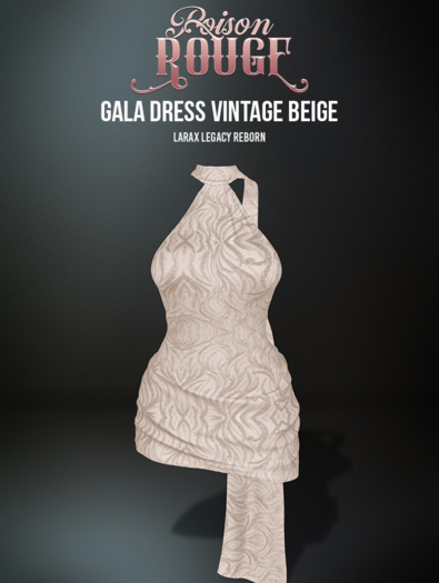 POISON ROUGE Gala Vintage Beige
