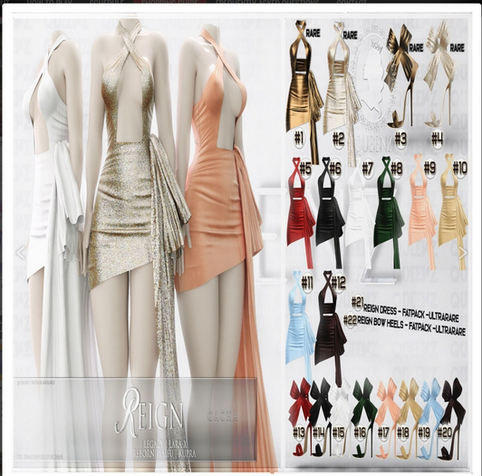 4..Q. Reign  HEELS -GLITZ-I [Reborn,LaraX,Legacy,Kupra] RARE