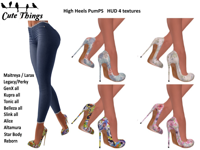 [CT] High Heels Pumps New Season - Maitreya, Larax, Legacy, GenX, Kupra, Tonic, Reborn, Slink, Alice, Altamura, Star 