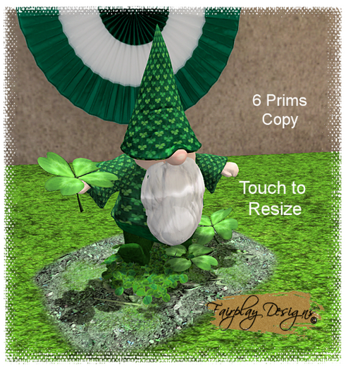 ~R~St. Patrick's Day Garden Gnome~Copy