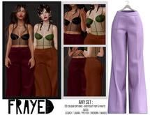 Frayed - Amy Pants - Lilac