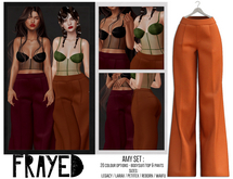 Frayed - Amy Pants - Orange