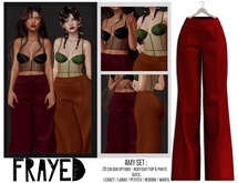 Frayed - Amy Pants - Red