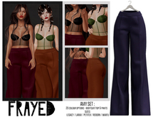 Frayed - Amy Pants - Purple
