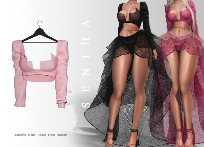 Seniha. Julieta Top // Light Pink