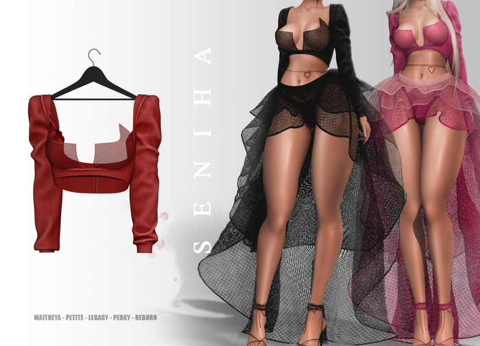 Seniha. Julieta Top // Red