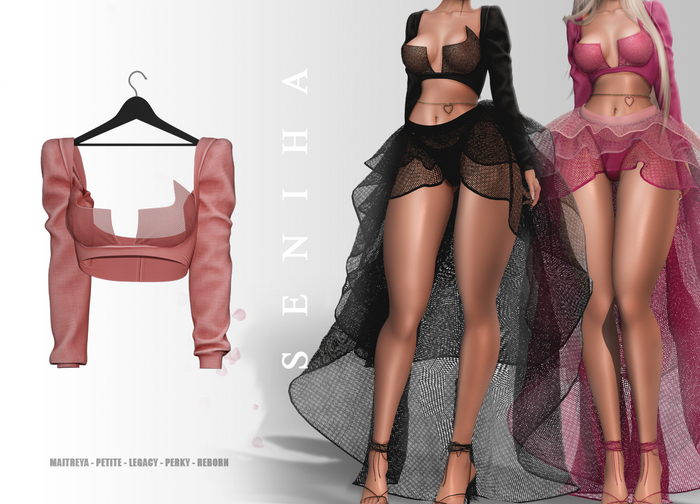 Seniha. Julieta Top // Coral