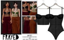 Frayed - Amy Body/Top - Black