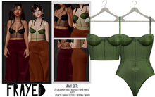 Frayed - Amy Body/Top - Olive