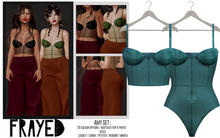 Frayed - Amy Body/Top - Teal
