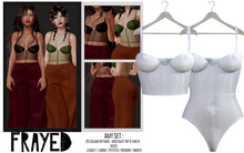 Frayed - Amy Body/Top - White