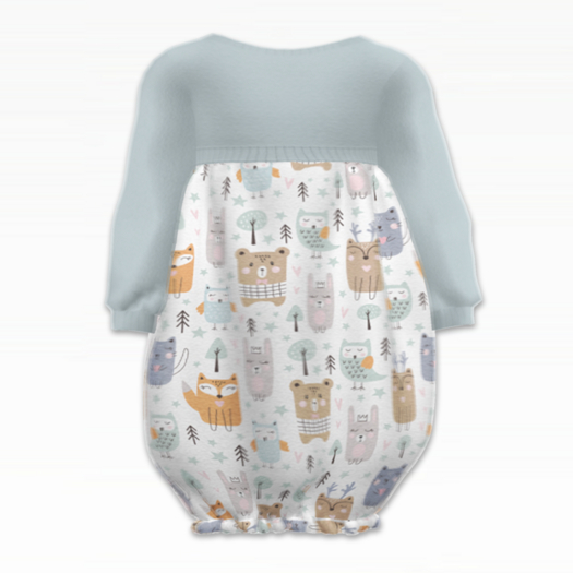 {Babysteps} Jammies Sack - TDF - PP3 - Woodlands
