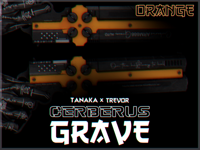 [TANAKA x TREVOR] - CERBERUS GRAVE - (ORANGE)