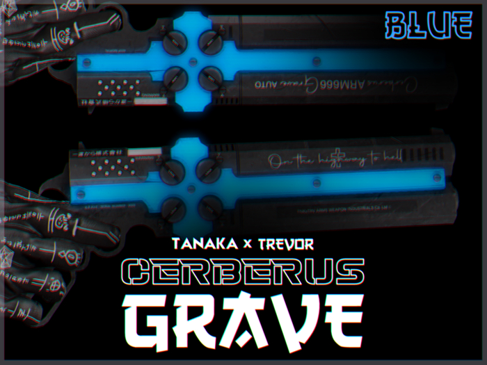 [TANAKA x TREVOR] - CERBERUS GRAVE - (BLUE)