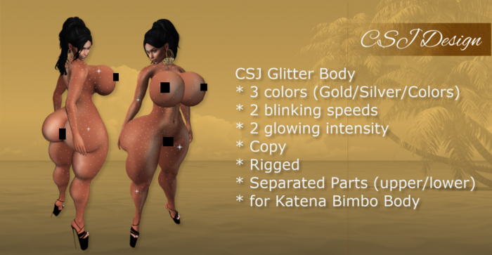 CSJ Glitter Body (Katena Bimbo)