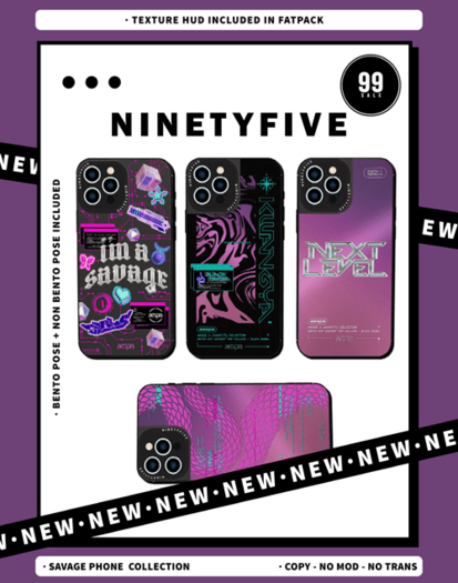 NinetyFive / Savage Phone Collection / FATPACK