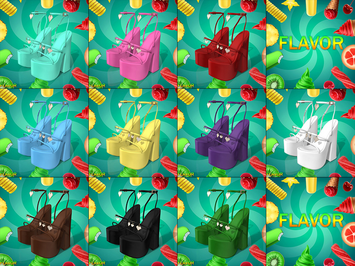 FAT PACK Jewel Heels