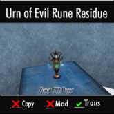 Urn of Evil Rune Residue