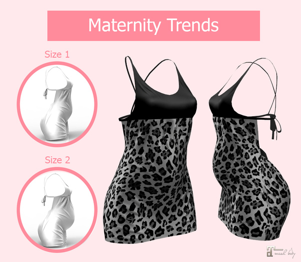 Leopard Merci Pregnancy Dress Maitreya
