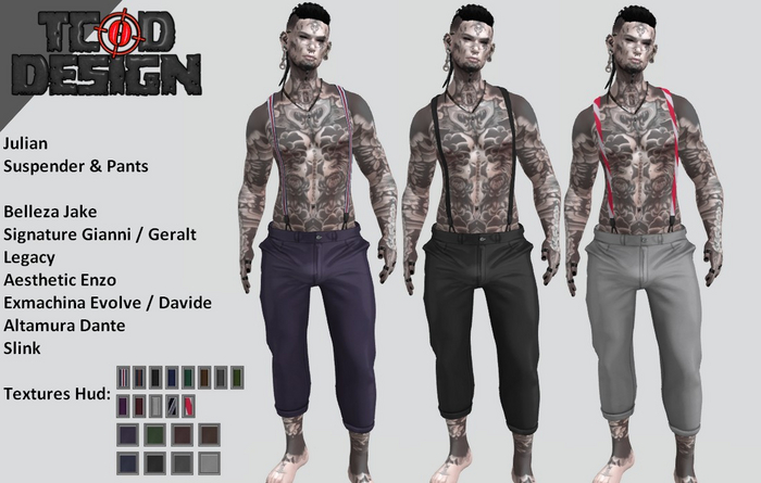 Suspender & Pants ~ Julian [ADD ME]. DEMO