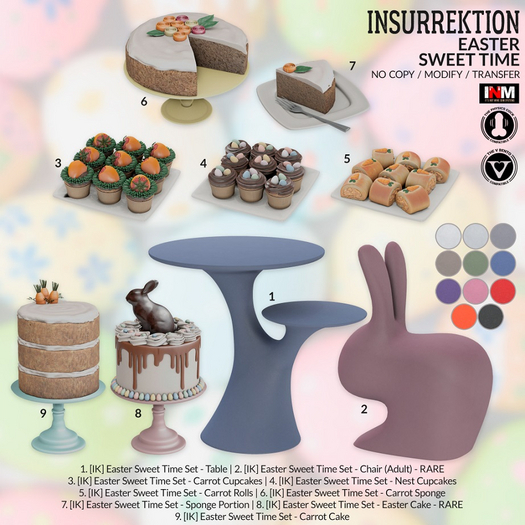 8. [IK] Easter Sweet Time Set - Easter Cake (boxed) - RARE