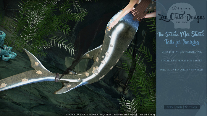 Zen Child Designs - The Sakura Mod for Taniwha Mer Shark