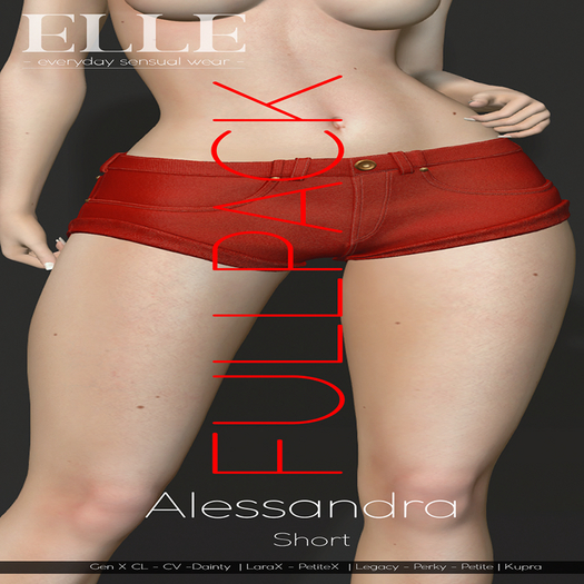 [ELLE] Alessandra - Short - FULLPACK -