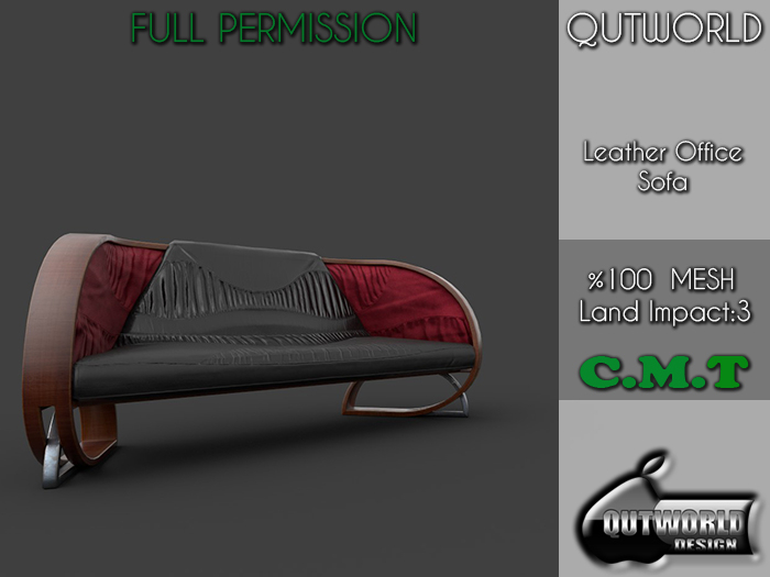.::QUTWORLD Leather Office Sofa::.FP 