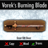 Vorek's Burning Blade
