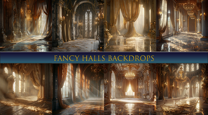 SATO - Fancy Halls BLogger backdrop Textures