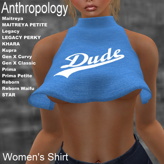 Dude! Women's Shirt (WBZ)