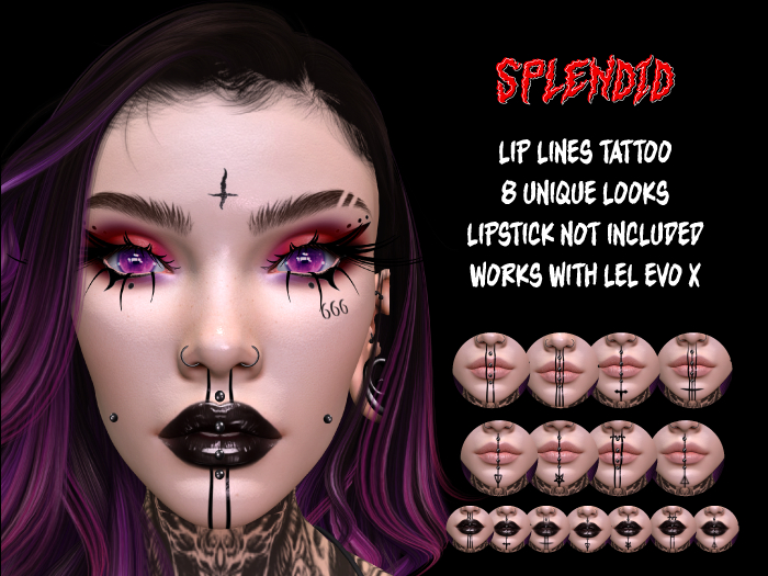 Splendid -Splendid - Lip Lines Tattoos
