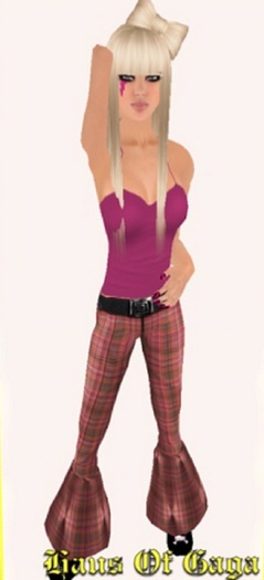 :::HAUS*OF*GAGA::: Light Pink PLaid Outfit