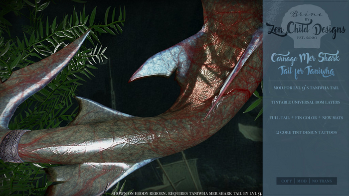 Zen Child Designs - Carnage Mod for Taniwha Mer Shark