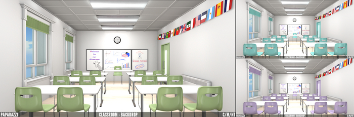 Paparazzi - Classroom FATPACK BACKDROPS