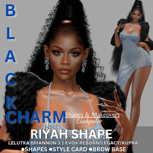 BLACK CHARM - RIYAH SHAPE for BRIANNON X LEGACY BODY