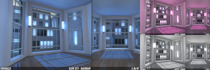 Paparazzi - Glow City FATPACK BACKDROPS