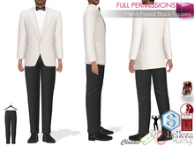 Full Perm Men's Black Formal Dress Pants Tuxedo Trousers for Belleza Jake Signature Gianni Legacy Male Slink Classic