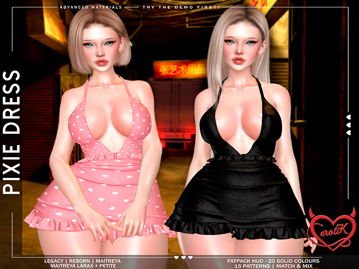 [erotiK] Pixie Dress FATPACK