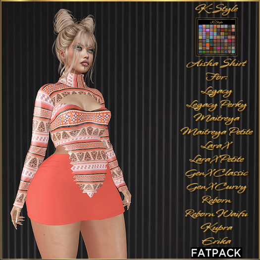[K-Style] AISHA SHIRT - FATPACK #2