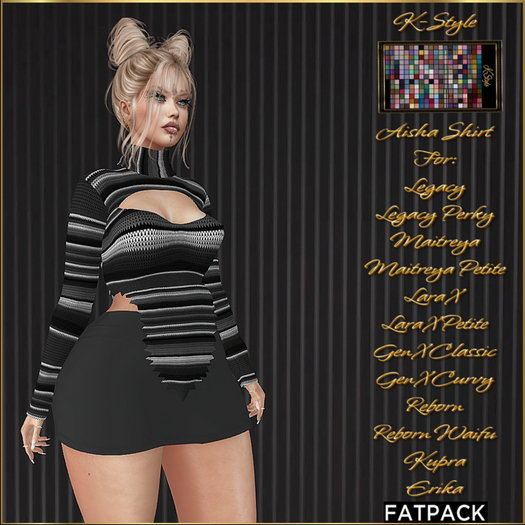 [K-Style] AISHA SHIRT - FATPACK #3